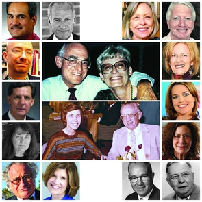 The inductees are (clockwise from top left) Gilbert Bailon, Don Carson, Nancy Cleeland, Richard Gilman, Florence Graves, Savannah Guthrie, Jane Kay, Doug Martin, Sherman Miller, Lynne Olson, Mort Rosenblum, Jacqueline Sharkey, Frank Sotomayor and Bill Walsh, along with (center, from top) Hugh and Jan Harelson and Luda and Donald Soldwedel.
The inductees are (clockwise from top left) Gilbert Bailon, Don Carson, Nancy Cleeland, Richard Gilman, Florence Graves, Savannah Guthrie, Jane Kay, Doug Martin, Sherman Miller, Lynne Olson, Mort Rosenblum, Jacqueline Sharkey, Frank Sotomayor and Bill Walsh, along with (center, from top) Hugh and Jan Harelson and Luda and Donald Soldwedel.